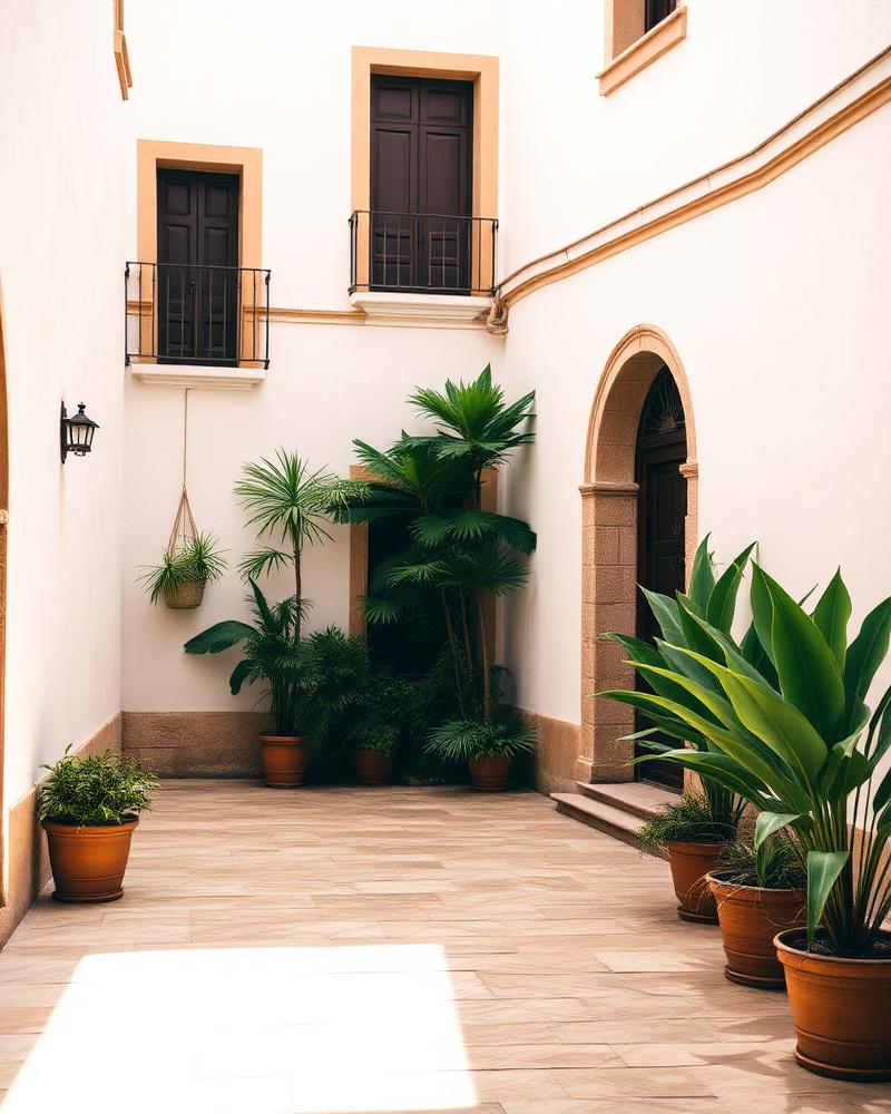 Patio colonial en Santo Domingo