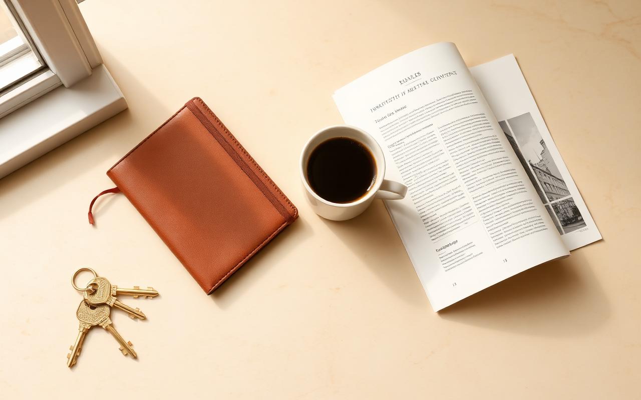 Llaves y libreta — primera vivienda